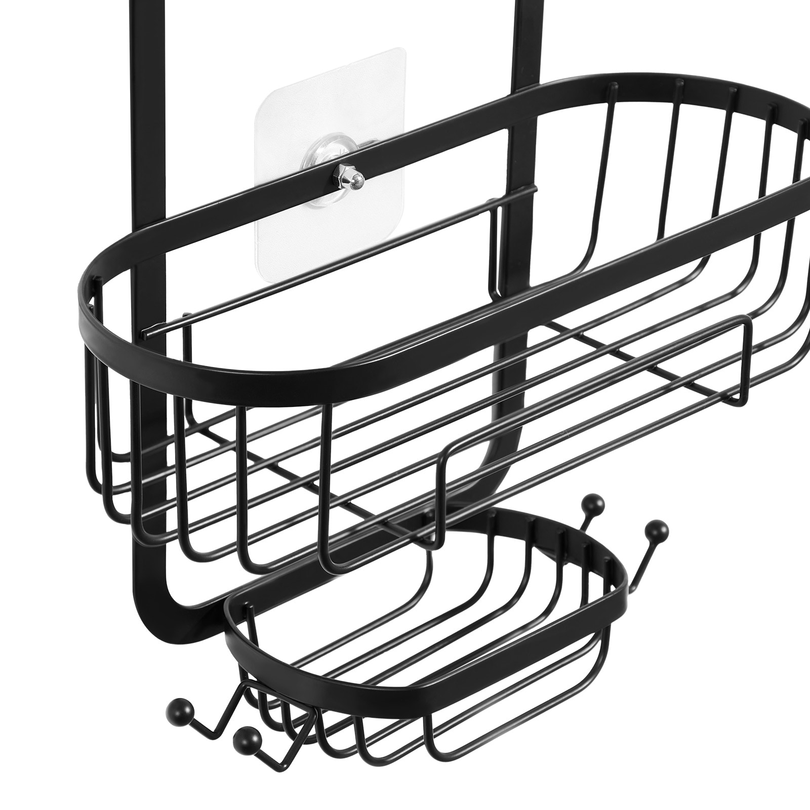 Shower Caddy 3-Tier Hanging Bathroom Shower Storage Organization Shelves Rack_voghion.com